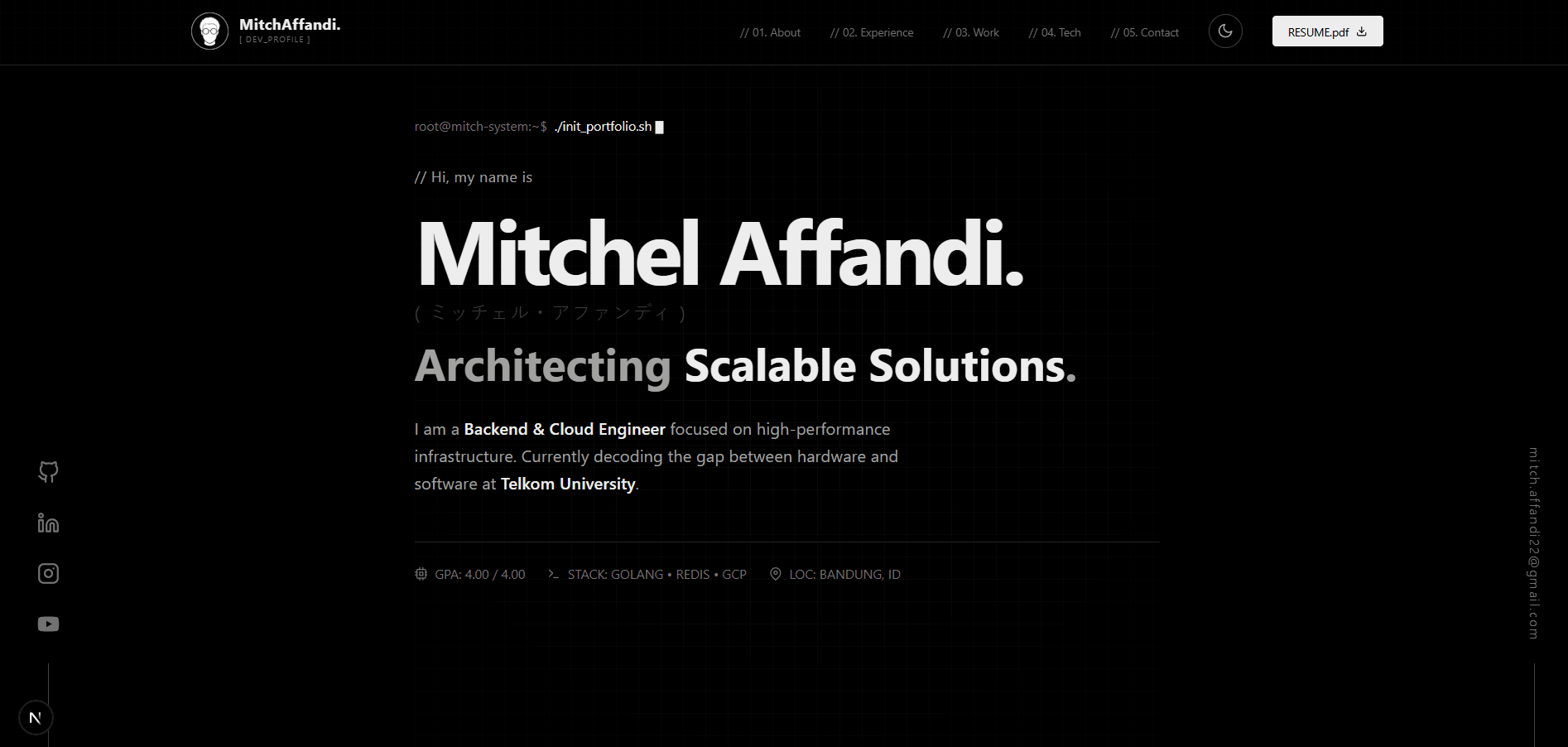 Personal Portfolio (Next.js + Tailwind)